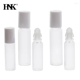 보관 병 5pcs 5ml/10ml 유리 롤러 공진 공경 에센셜 오일 바이알 투명 튜브