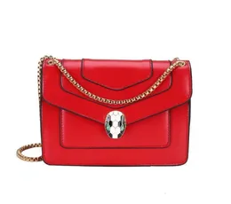 Retro snakehead bag chain bar women039s bag small square Bag Mini simple single shoulder diagonal cross portable9019221