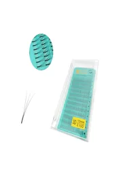 3D Langstiel Russian vorgefertigter Volumen Fans Wimpern Erweiterung CCURL 0,07 0.10 Dicke Wärme Bindete Wimpern Make -up -Tools1688806