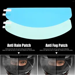 Caschi motociclistici MotoForti Anti Rain Fog Film per scudo a prova di casco Durevole Nano rivestimento per rivestimento per lenti Accessorio PVC