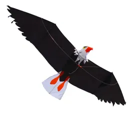 Outdoor-Unterhaltung und Sport 2 m hochwertiger 3D-Eagle-Drachen mit Griff und 30 m linie zu steuerende und gute Flugleistung 240424