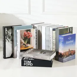 럭셔리 장식 책 거실 장식 장식 커피 테이블 책 장식 홈 패션 가짜 책 장식 저장 상자 240428