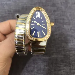 Womens Watch Luxury Brand Snake Watch Womenwatch Serpentn Watch Quartz Gold Watch Diamond Wristwatches Female Fashion Armband Watches Relojes Orologio Di Lusso