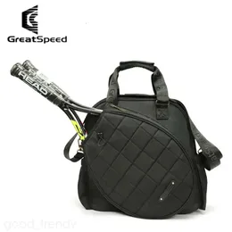 テニスバッグGreatSpeed 2024 New Designer Women's Tennis Backpack Men's Badminton 2-Racketsハンドバッグ屋外スポーツラケット男性高品質のテニスパック156