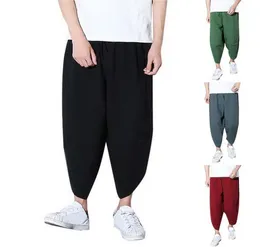 2018 Men039S Loose Running Pants Plus Size 3XL Men Harem Pants Hip Hop Wide Leg Sport Trousers Streetwear Male Jogging2468063