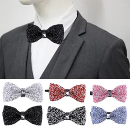 Bow Ties Diamond Shining Tie Men For Rhinestone Collar Bowtie Crystal Chaton Super Cool Luxury Wedding Party Butterfly