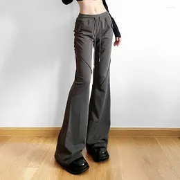 レディースパンツ美学トレンドジョートパンタローンズデミュージャー2024ロパY2K衣類女性日本2000年代スタイルパンツレギンスバギーセット