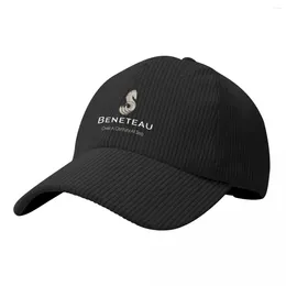 Top Caps Beneteau Sailboat Logo kadife beyzbol şapkası batı şapkası Snap Snap Erkek Kadınlar