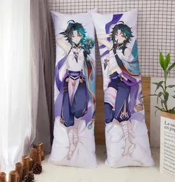 Japanese Anime Game Genshin Impact Handsome Kaeya Xiao Pillowcase Hugging Body Pillow cover Otaku Pilow Boyfriend 18 2205072203174