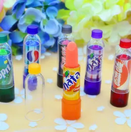 Neue Mode 6pcslot Fantastische Cola -Flaschenfarbe Make -up Lippenstift Langlebige hydratisierende Lipgloss1509297