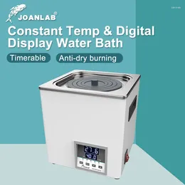 Laboratuvar su banyosu sabit sıcaklık dijital ekran ısıtıcı laboratuvar ekipmanı termostat tankı tek delik 110V 220v