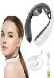 Electric Neck Massager 15 Intensity Sensing Smart Back Massage 4 Pulslägen USB -uppladdningsbar cervikal fysioterapiinstrument 221958131