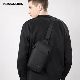 Worka antykradzieżowa worki na ramię Messenger Mężczyzna wodoodporna krótka podróż Kingsons wielofunkcyjny klatka piersiowa Crossbody