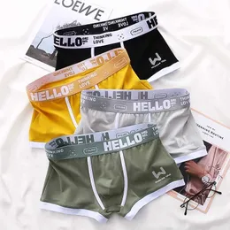 Underpants Mens underwear boxing shorts mens cotton sexy Calzoncillos para homes Q240430
