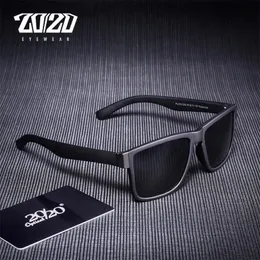 2020 النظارات الشمسية الكلاسيكية المستقطبة للرجال نظارات قيادة طلاء أسود إطار صيد صيد نظارات الذكور من الذكور نظارات شمس PL278 240425