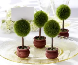 Свадебная польза Green Puffer Ball Topiary Po Holderplace Holder Garder Party Whourt3415994