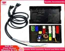 Originales Kaabo -Zubehör Kaabo Mantis 810 Dual Motor Escoter -Hub -Montage -Board und Hauptdraht sowie 13pcs -Terminals Teil4792793