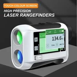 Сенсорный дистанционный диапазон Finder Golf Telecope Rechargable Laser LASER LCD-дисплей LASER LASER SEMER с флагом 600 м 240426