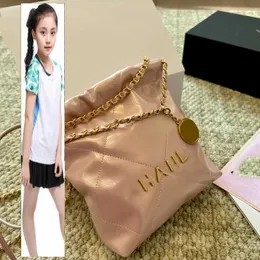 Torby dla dzieci luksusowa marka cc torba damska różowy opalizujący kolor Pearl Class