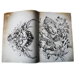 A4 Tattoo Book Design God Monkey Dragon Dragon Snake Like Crane