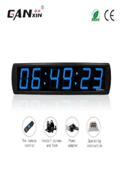 Ganxin4 tum 6 siffror LED Display Digital Office Clock Garage Edition Wall Timer Countdown Clock8350546