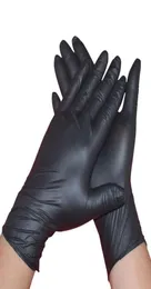 LESHP 100PCSLOT MECANIC NITRILE HUSHUSHETSrengöring Tvätt Black Laboratory Nail Art Antistatic Gloves3668373