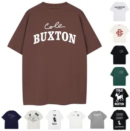 Cole Buxton T Shirt Mens Projektant odzieży Kobiety Tshirt Tops Letni wetonenty Got Hip Hop Sport Party Ubrania Polo Haikyuu