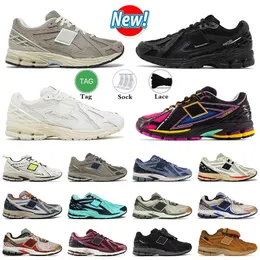 HotSale 1906r Running Shoes 1906 R Mens Designer Sneakers Black Leather White Silver Metallic Gold Green Beige Cream Gray Indigo 2002r Men Womens Sports Trainers