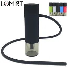 Lomint Portable Fincan Nargile Araç Shisha Set Koruyucu Kapak ile Kapalı Dış Mekan Küçük Narguile Chicha Yumuşak Touch LM-OT005 240429