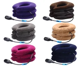 Health Care Neck Support Pillow Inflatable Air Cervical Neck TractionSoft Brace Device Unit for Headache Head Back Shoulder Neck P6576048