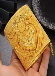 Wando Luxurio Bride 24K Gold Color Dubai Women for Women African Ethiopian Bracelets for Wedding Jewelry Party Gifts CX2003592360
