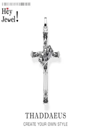 Pendanthalsband Majestic Cross amp Crown 2022 Jewelry Europe 925 Sterling Silver Symbolism lovar Shield och SafeT Gift F1642231