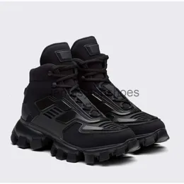 Praddas pada Prax PRD Men Top CloudBust High Shoes Thunder Sports Tessuto in tessuto Sneaker Sneaker Triangolo Sole Sole Fashi