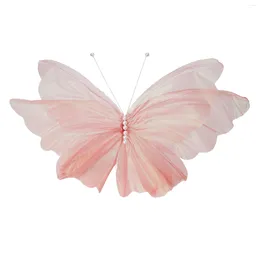 Decorative Flowers 50cm Outdoor Simulated Plastic Flower Large Silk Butterfly Wedding Decoration Flores Artificiales Home Decor Room