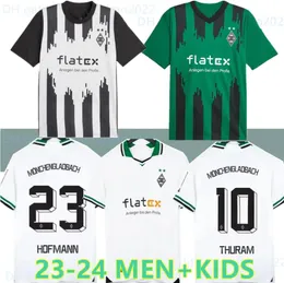 23 24 Borussia Monchengladbach Soccer Jerseys Fãs Jogador Versão 2023 2024 Home Gladbach Elvedi Plea Zakaria Neuhaus ginter Thuram Men Kits Kit Football