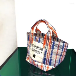 Shoulder Bags High-quality Creative Design Niche Designer Street Trend Woven Bag PE Portable Small