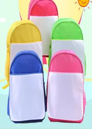 50pcs sublimation DIY blank children kids schoolbag kindergarten book bag transfer printing8446302