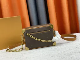 Herren Cross Lod Bag Luxury Mini Mini Soft Trunk Box Crossbodys Bag Designer Hochs Qualität Klassiker bedrucktes Shouder Bag Handtaschen Brieftaschen Brieftasche Marke Gold Kette geprägt