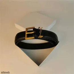 Cintura di designer di lusso per donne insette in Ceintura Luxe Cowhide Larghezza da 3 cm Designer di uomini Designer cinture in bronzo con fibbia in bronzo d'argento femminile Cintura