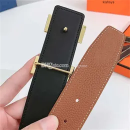 Belt Man Design Belt Real Calfskin Leather Strap Ceinture Luxe Homme Gold Silver Letter Buckle Belt Highest Quality Classic Style Width 38mm