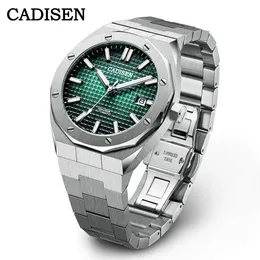 Cadisen Watch Men mechanische Armbanduhr Japan Bewegung Herren Automatische Uhren 10atm Handgelenk Geschäftsdatum C8193 240419