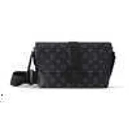 Kids Bags Luxury Brand Herrenbag S-Cape Black Coated Canvas Classic Casual Crossbody Bag M46794