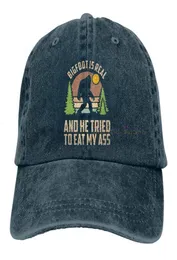 Is Real And He Tried To Eat My Ass Baseball Cap Unisex Vintage Trucker Hat Adjustable Cowboy Hats For5594075