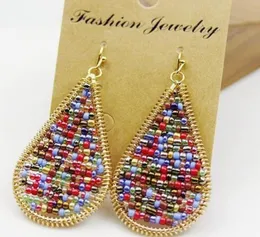 10PairsLot Bohemian Fashion Dangle Earrings For Craft Jewelry Earring Gift Mix Colors EA5111844909503959