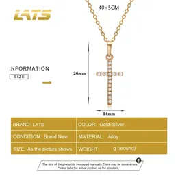 Lats Fashion Female Croce Pendants Drop Gold Color Crystal Gesù Vita a ciondolo gioielli per donne uomini all'ingrosso 240429