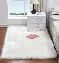 Soft Artificial Sheepskin Rug Chair Cover Artificial Wool Warm Hairy Carpet Seat Fur Fluffy Area Rugs Home Decor 60120cm2596996