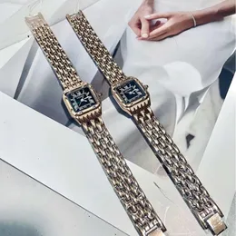 Watch Square Small Green Fashionable Watch Women's Quartz Watch Niche Waterproof Leopard Watch