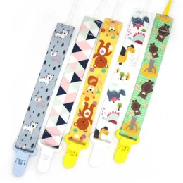 Storage Boxes Baby Pacifier Clip Animal Pattern Portable Multicolour 29cm Children Accessories Nipple Chain Cute Cartoon Supplies