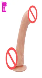 Yuelv 245cm Big Curved Realistic Dildo Brinquedos Sexis para Mulheres Penis Artificial Penis GSPOT Estimular a masturbação Dick adulto P6345168