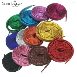 Shoe Parts Metallic Glitter Shoelaces Bling Laces For Sneaker Sport Shoes 115cm/45" Long